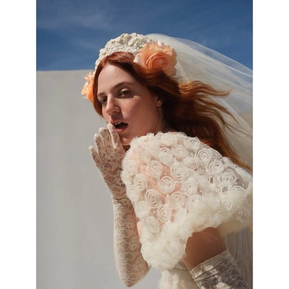 NWT For Love and Lemons Josey Bridal Gown Maxi Dress, size Medium - Picture 1 of 16